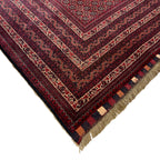 300 x 200 cm Hand-Knotted Afghan Khoja Roshnai Geometric Rug