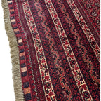 300 x 200 cm Hand-Knotted Afghan Khoja Roshnai Geometric Rug
