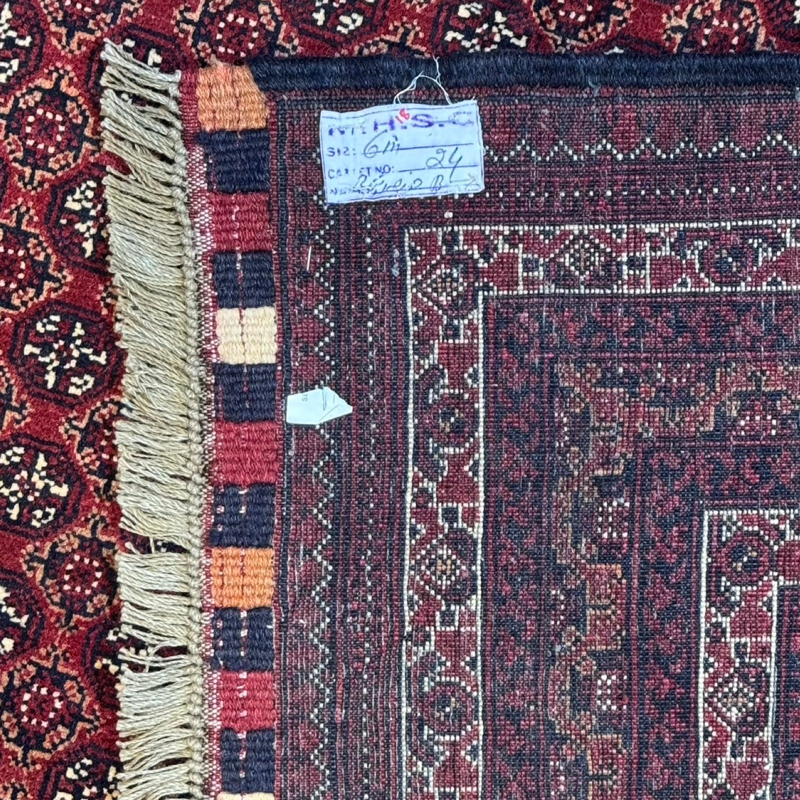 300 x 200 cm Hand-Knotted Afghan Khoja Roshnai Geometric Rug