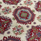 197 x 146 cm Hand Knotted Afghan Kazak – Wool Rug