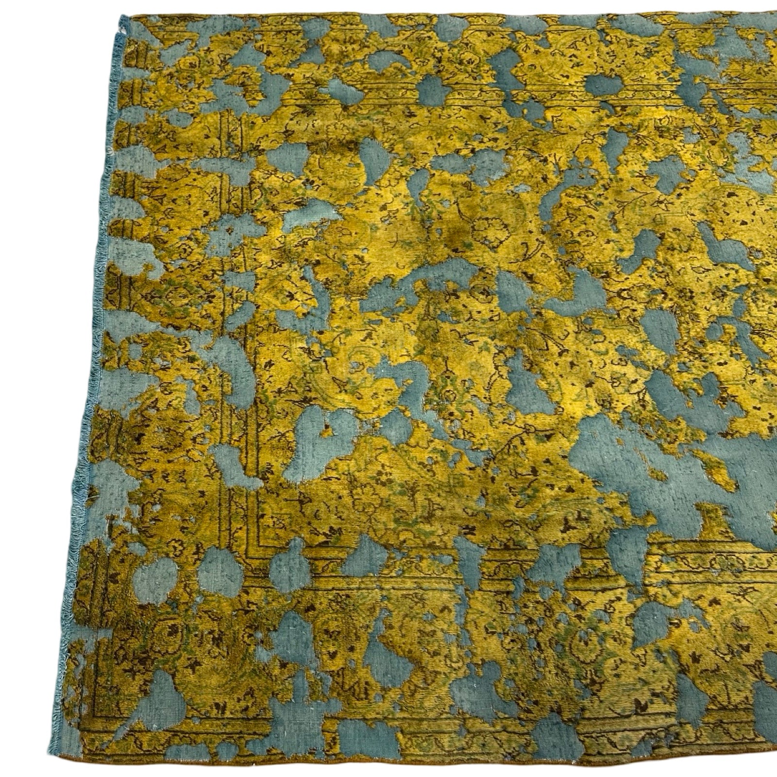 290 x 186 cm Hand-Knotted Ultra Vintage Persian Wool Rug