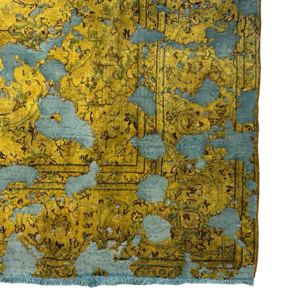 290 x 186 cm Hand-Knotted Ultra Vintage Persian Wool Rug