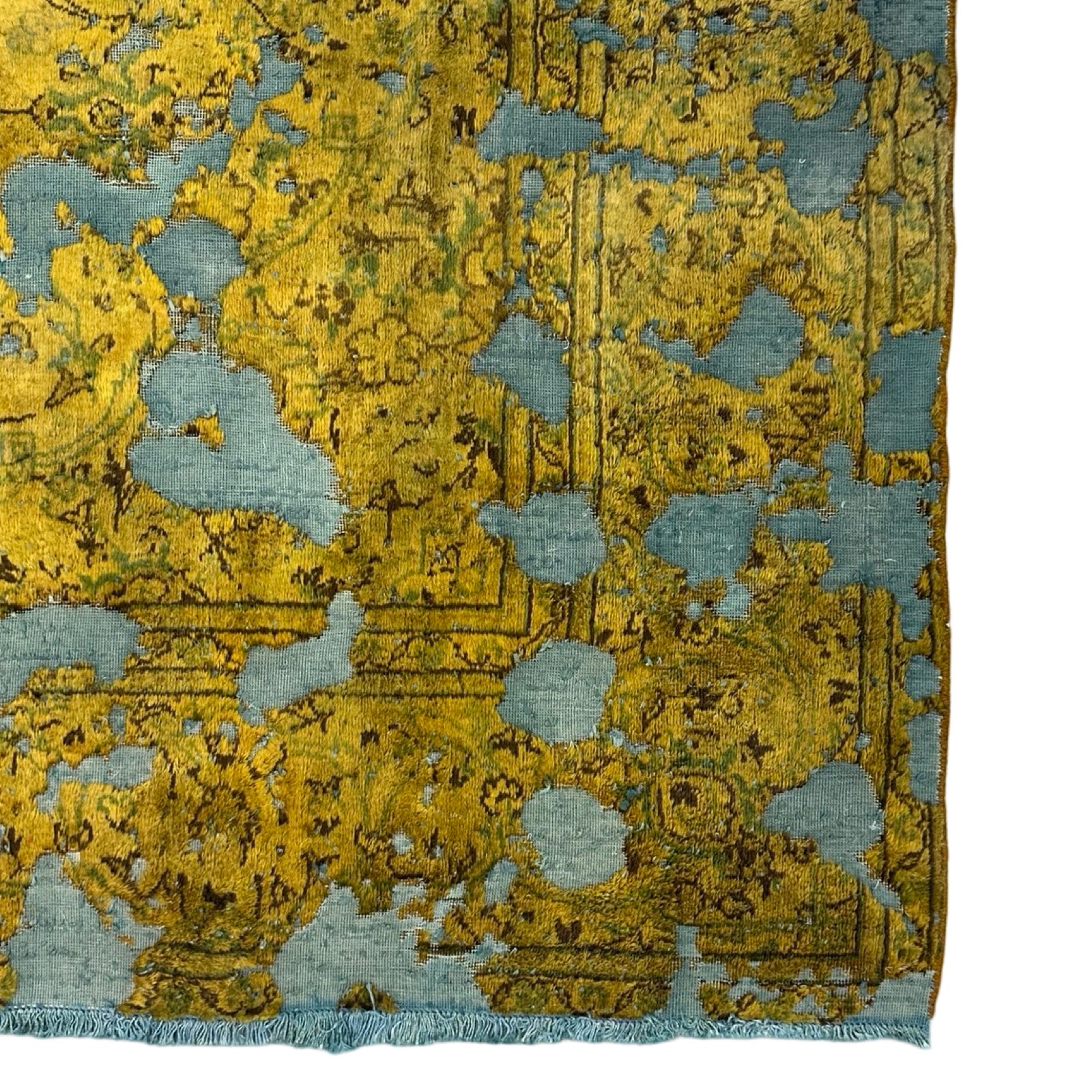 290 x 186 cm Hand-Knotted Ultra Vintage Persian Wool Rug