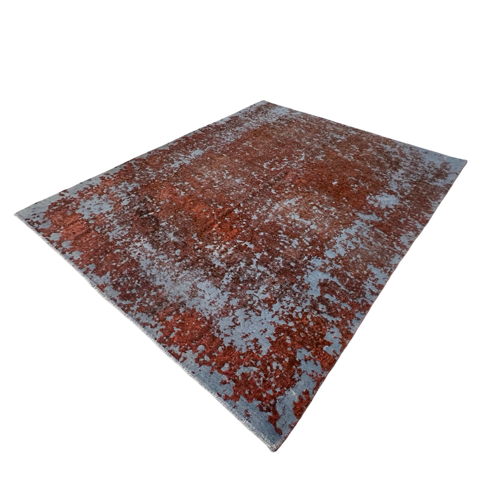 324 x 264 cm Persian Modern Hand-Knotted Ultra Vintage Wool Rug