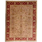 241 x 188 cm Afghan Chobi Ziegler Hand-Knotted Wool Rug