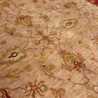 241 x 188 cm Afghan Chobi Ziegler Hand-Knotted Wool Rug