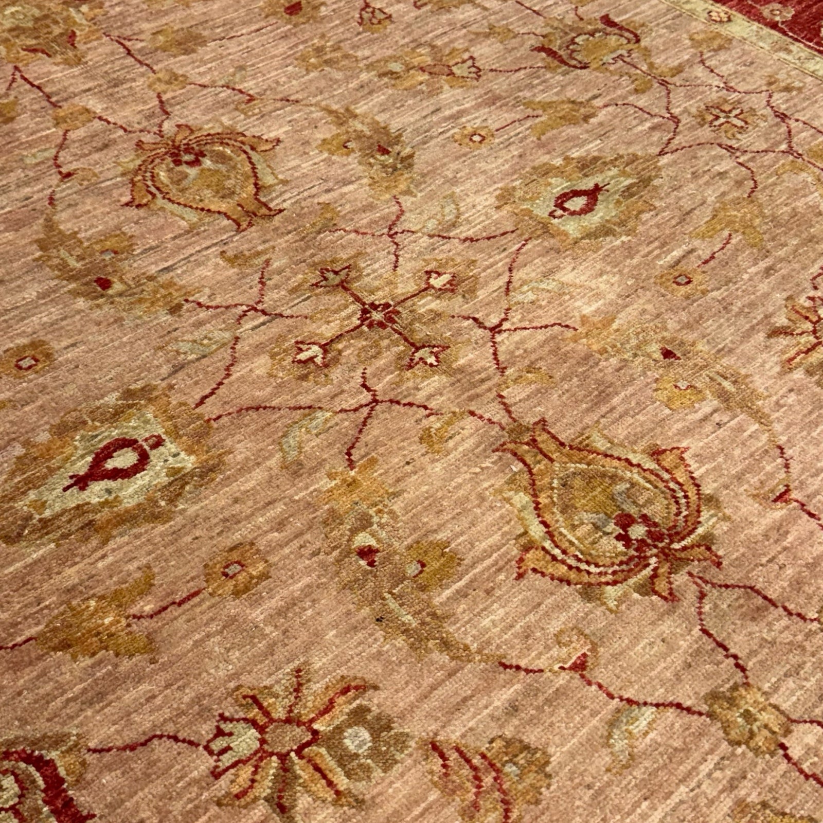 241 x 188 cm Afghan Chobi Ziegler Hand-Knotted Wool Rug