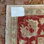 241 x 188 cm Afghan Chobi Ziegler Hand-Knotted Wool Rug