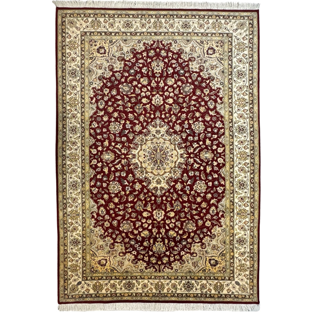 274 x 187 cm Afghan Chobi Sutri Hand-Knotted Wool Rug