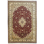 274 x 187 cm Afghan Chobi Sutri Hand-Knotted Wool Rug
