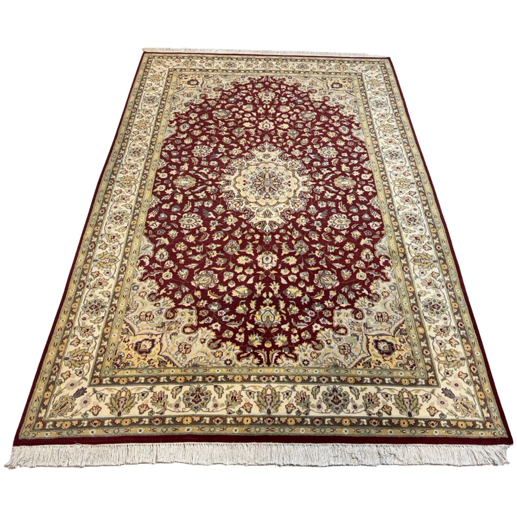 274 x 187 cm Afghan Chobi Sutri Hand-Knotted Wool Rug