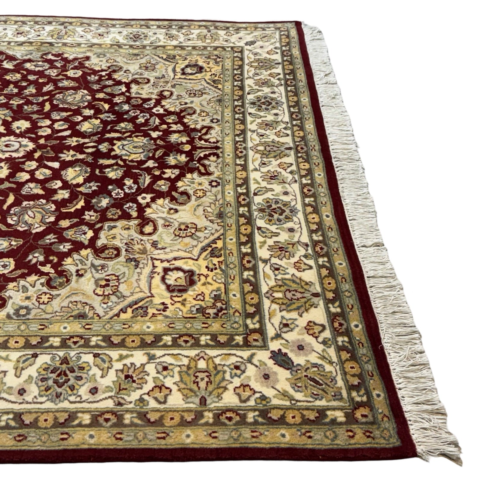 274 x 187 cm Afghan Chobi Sutri Hand-Knotted Wool Rug