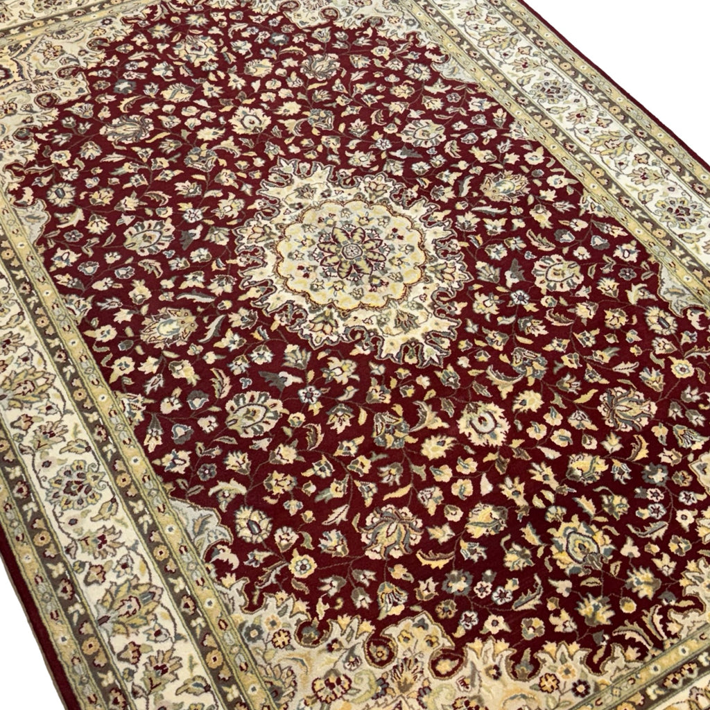 274 x 187 cm Afghan Chobi Sutri Hand-Knotted Wool Rug