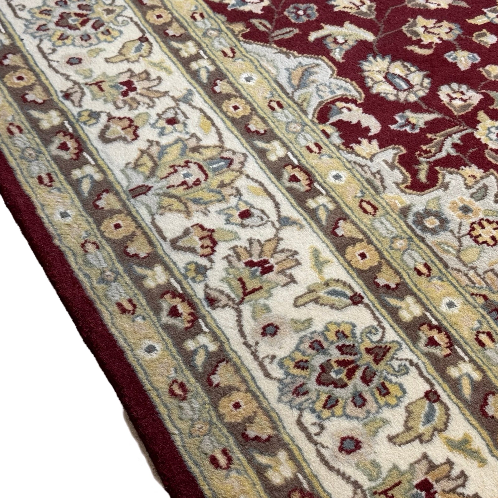 274 x 187 cm Afghan Chobi Sutri Hand-Knotted Wool Rug