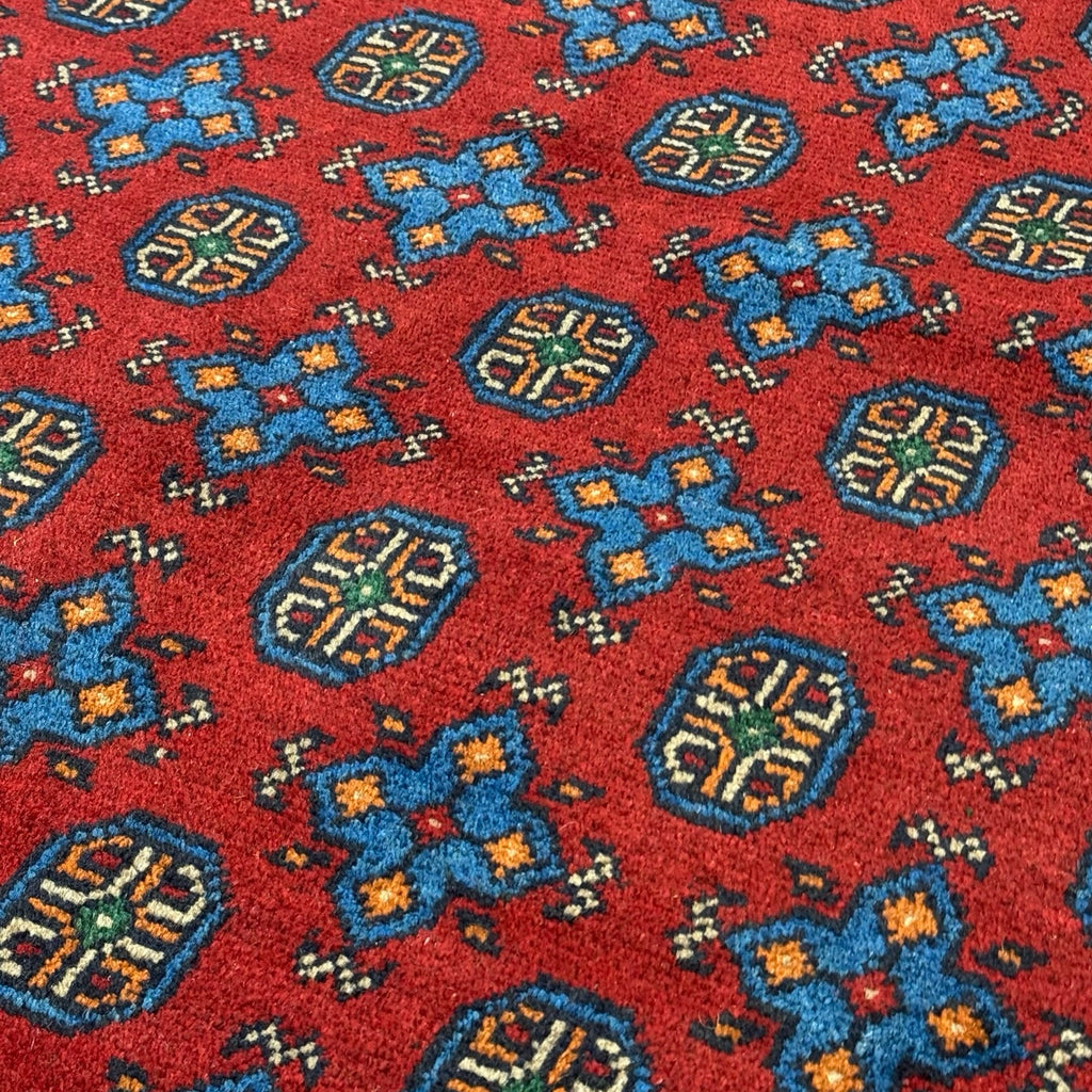 290 x 198 cm Hand-Knotted Afghan Akche Bokhara, Rug