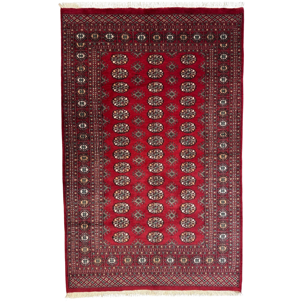 248 x 158 cm Hand Knotted Karachi Bokhara – Wool Rug