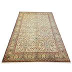 289 x 198 cm Hand-Knotted Turkish Vintage Oushak Wool Rug