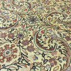 289 x 198 cm Hand-Knotted Turkish Vintage Oushak Wool Rug