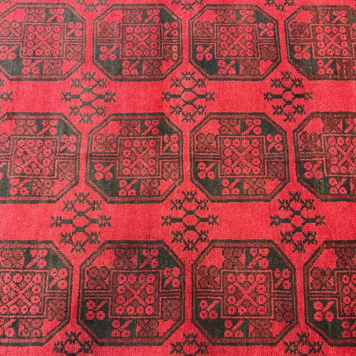 280 x 190 cm Hand Knotted Afghan Akche – Wool Rug