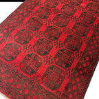 280 x 190 cm Hand Knotted Afghan Akche – Wool Rug