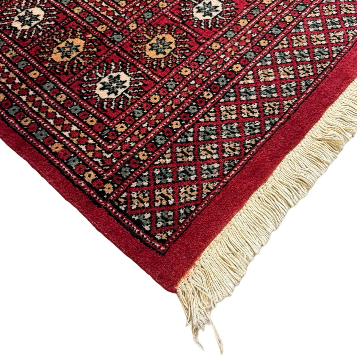 248 x 158 cm Hand Knotted Karachi Bokhara – Wool Rug