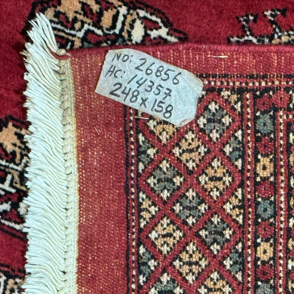 248 x 158 cm Hand Knotted Karachi Bokhara – Wool Rug
