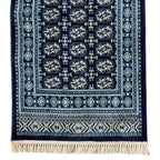 800 x 80cm Afghan Bokhara, Navy Runner Rug