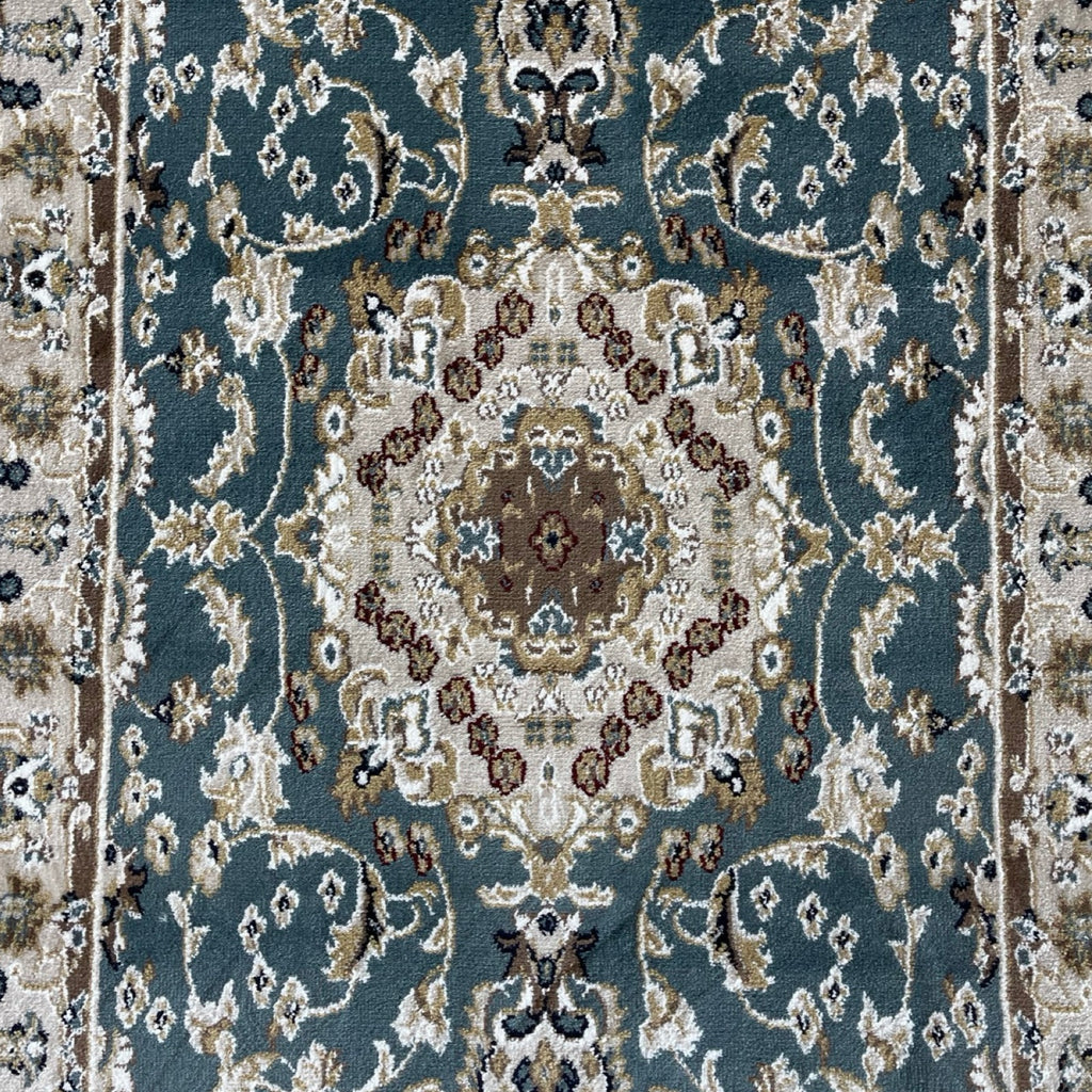 800 x 80cm Classic Persian, Blue Runner Rug
