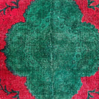 337 x 244 cm Hand-Knotted Tabriz Green Vintage Persian Rug