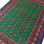 295 x 199 cm Hand-Knotted Afghan Akche Bokhara Geometric Rug