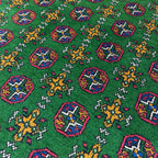 295 x 199 cm Hand-Knotted Afghan Akche Bokhara Geometric Rug