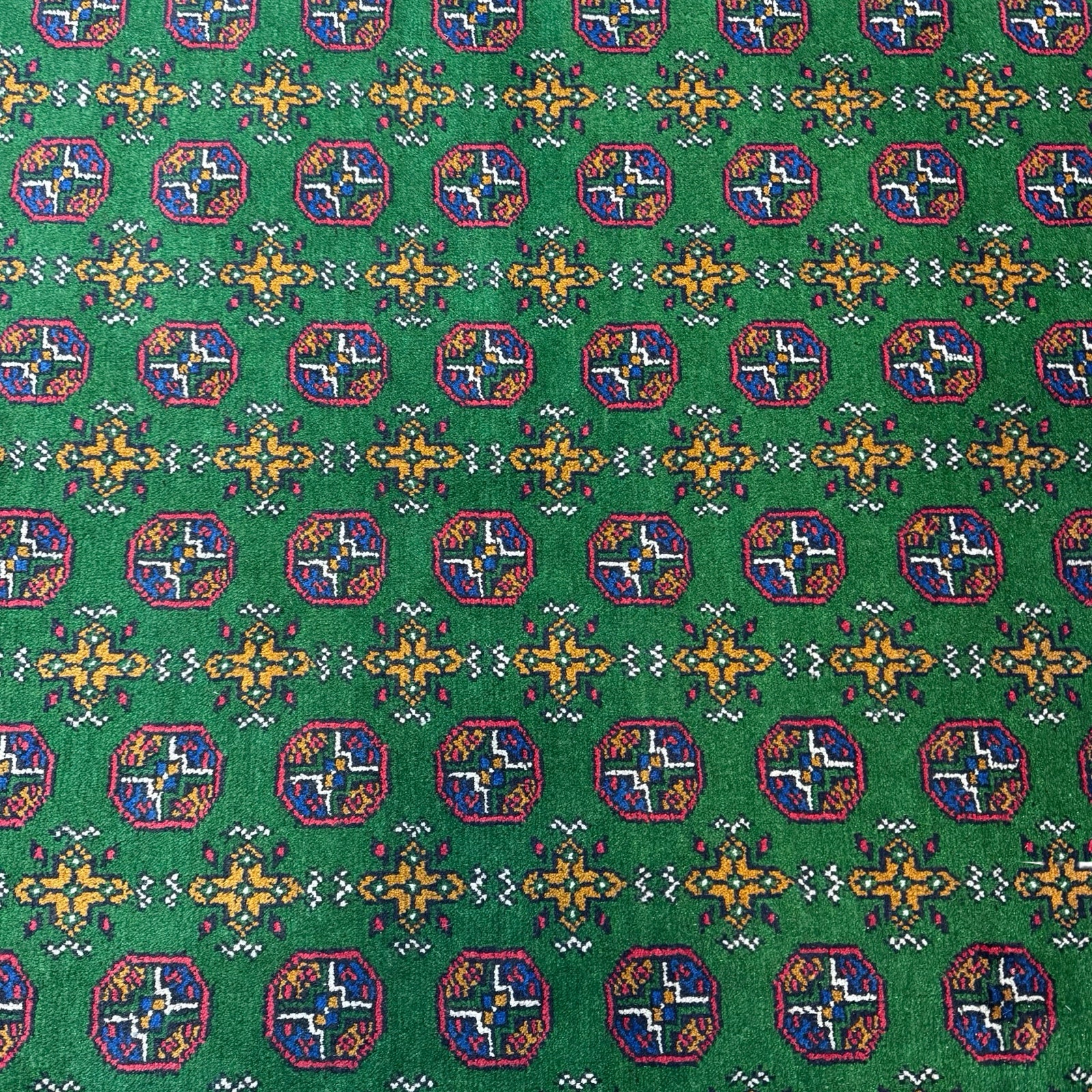 295 x 199 cm Hand-Knotted Afghan Akche Bokhara Geometric Rug