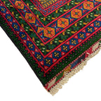 295 x 199 cm Hand-Knotted Afghan Akche Bokhara Geometric Rug