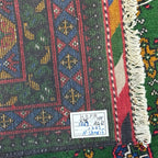 295 x 199 cm Hand-Knotted Afghan Akche Bokhara Geometric Rug