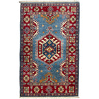 154 x 97 cm Hand Knotted Afghan Kazak – Wool Rug