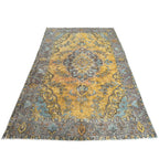 310 x 200 cm Hand-Knotted Tabriz Ultra Vintage Persian Wool Rug
