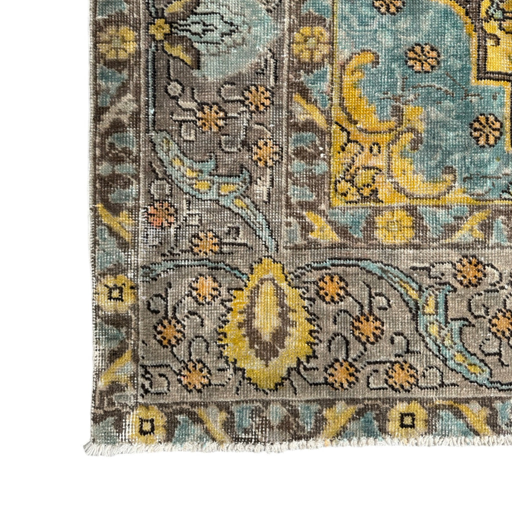 310 x 200 cm Hand-Knotted Tabriz Ultra Vintage Persian Wool Rug