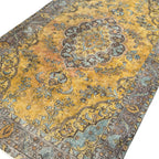 310 x 200 cm Hand-Knotted Tabriz Ultra Vintage Persian Wool Rug