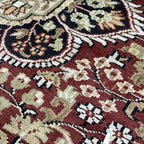 213 x 152 cm Hand Knotted Indian Silk Jaipur Oriental Rug
