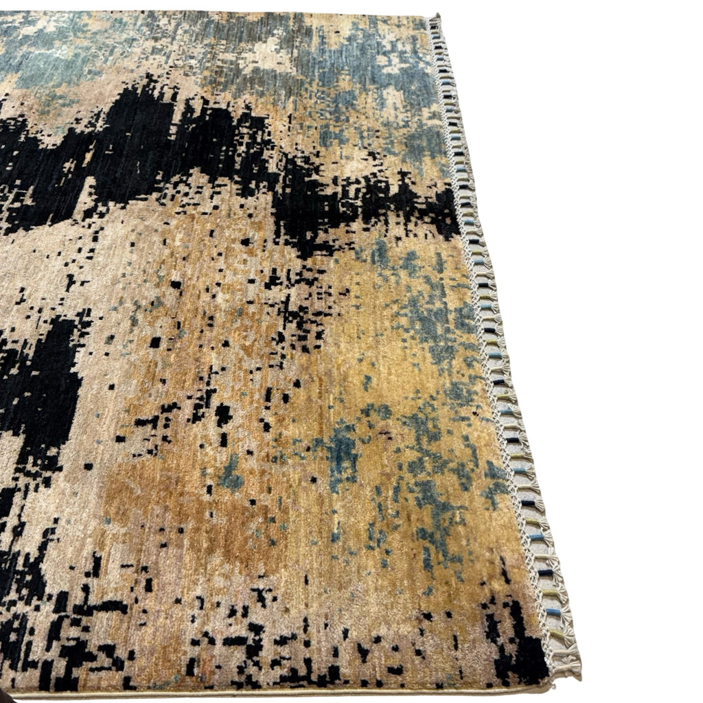 234 x 168 cm Afghan Modern Design Chobi Hand-Knotted Wool Rug