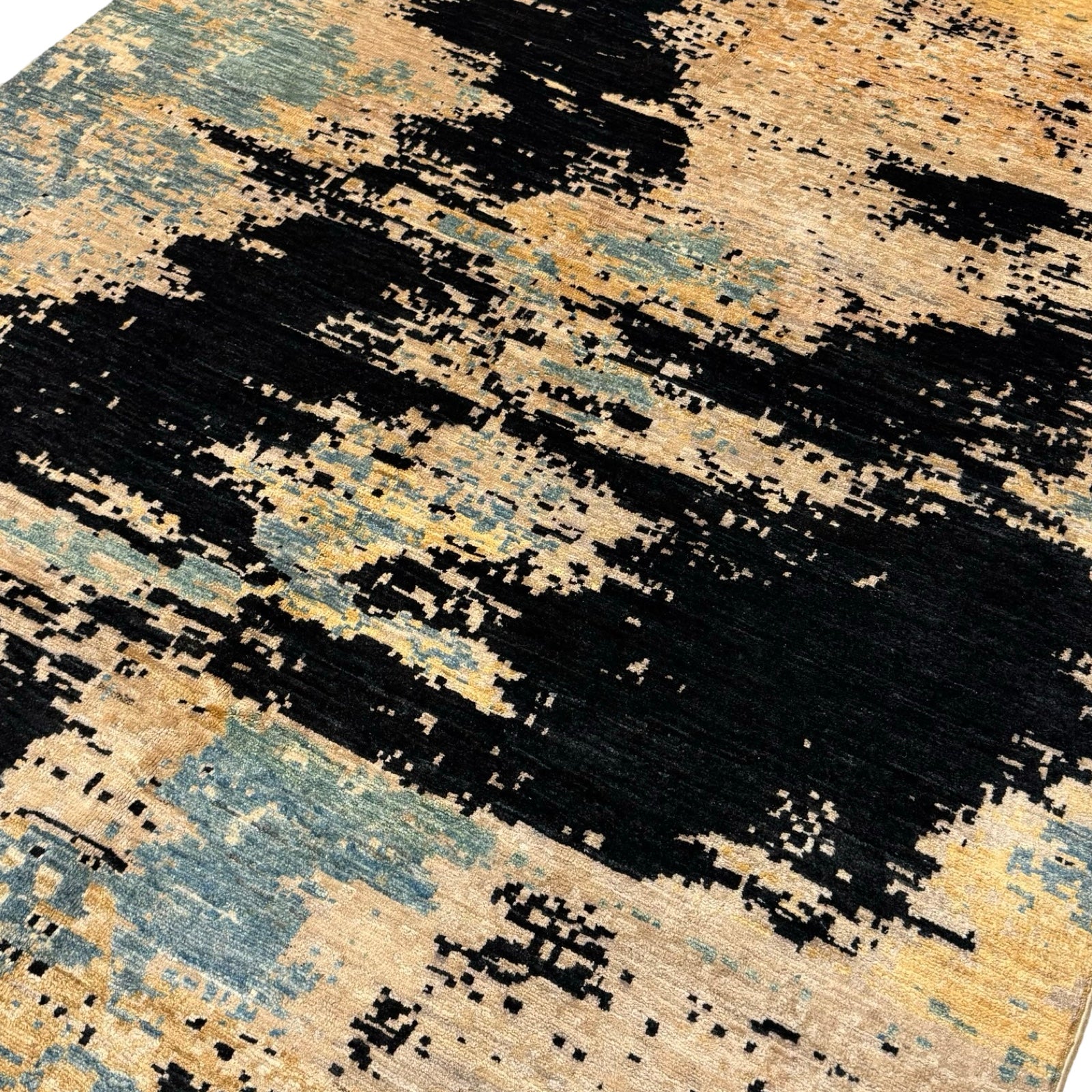 234 x 168 cm Afghan Modern Design Chobi Hand-Knotted Wool Rug