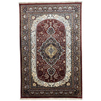 282 x 183 cm Hand Knotted Indian Jaipur Oriental Rug