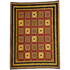 272 x 203 cm Hand-Woven Tribal Afghan Kilim Sumak – Wool Rug