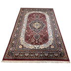 282 x 183 cm Hand Knotted Indian Jaipur Oriental Rug