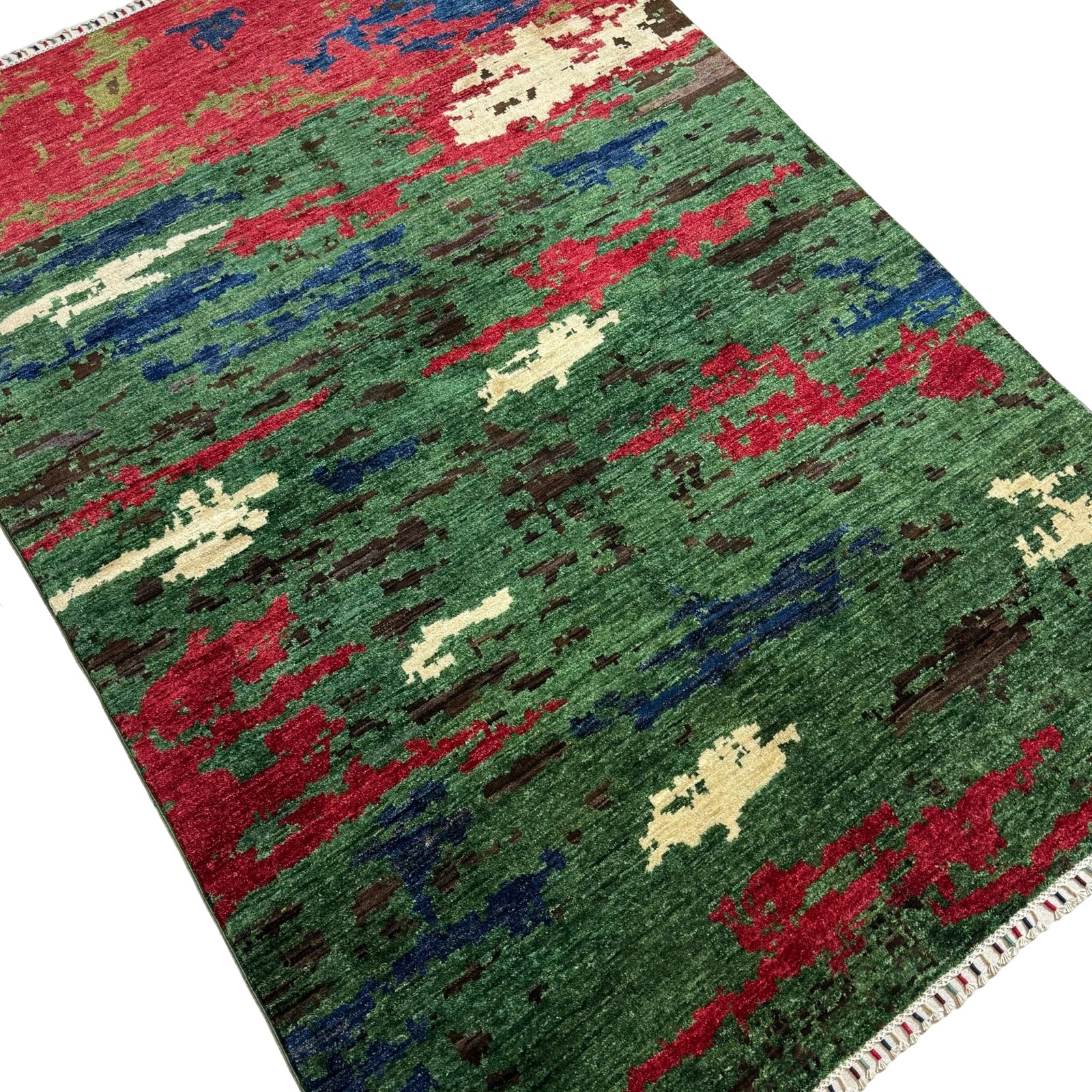 240 x 169 cm Afghan Modern Design Chobi Hand-Knotted Wool Rug