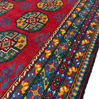 290 x 195 cm Hand-Knotted Afghan Akche Bokhara Geometric Rug
