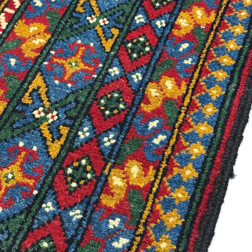 290 x 195 cm Hand-Knotted Afghan Akche Bokhara Geometric Rug