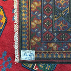 290 x 195 cm Hand-Knotted Afghan Akche Bokhara Geometric Rug