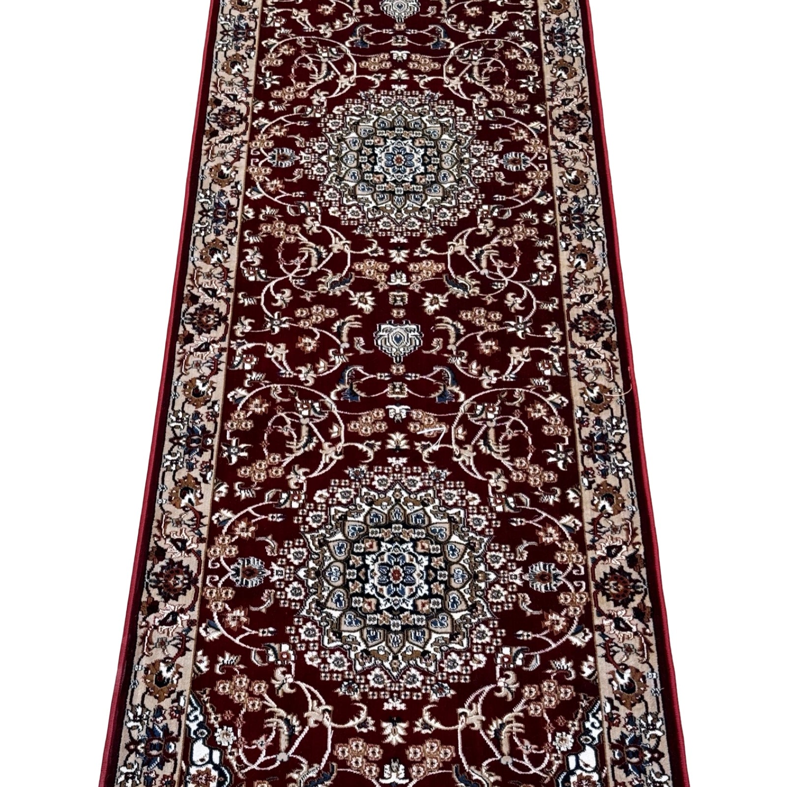 600 x 80cm Persian Royal Mashad – Red Runner Rug
