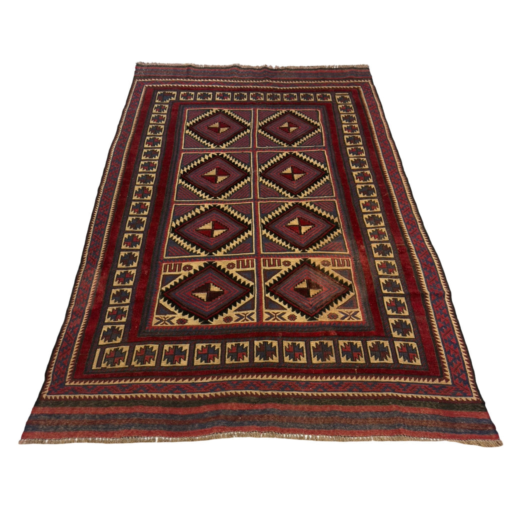 300 x 200 cm Tribal Kilim-Barjesta – Hand Woven Wool Rug